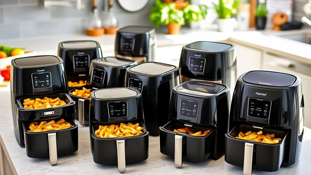large family air fryers