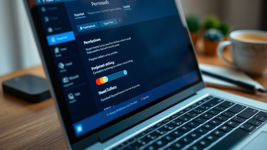limit user access permissions