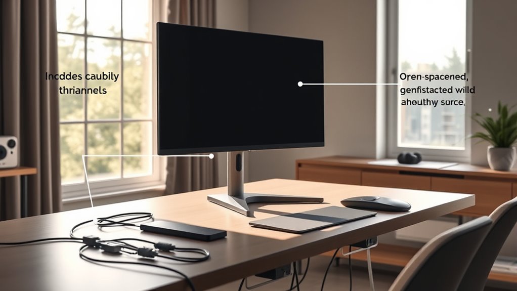 maintain clear cable airflow