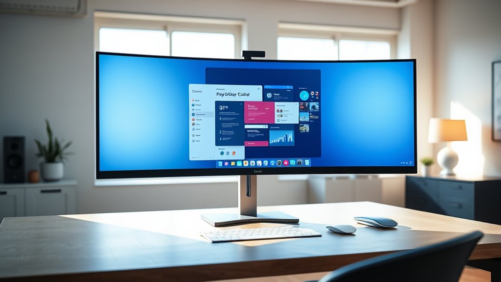 office ultra wide monitor essentials