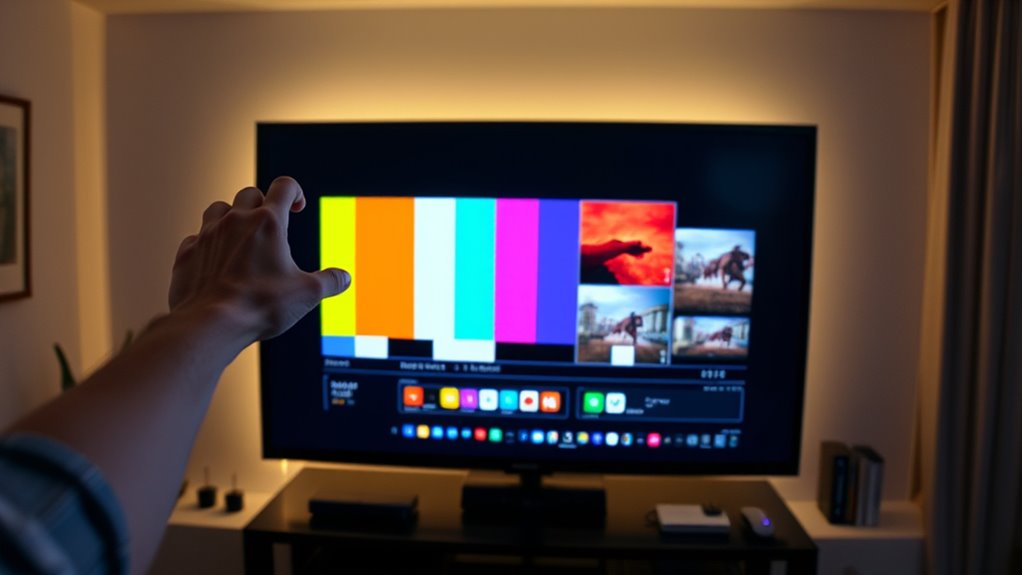 online calibration tools and scenes