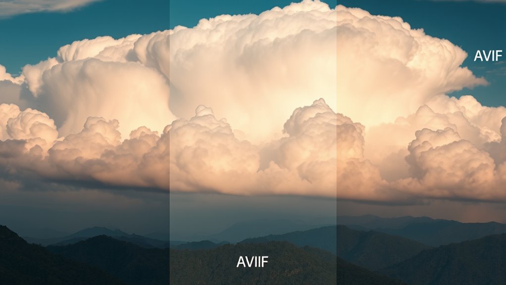 optimal image format selection