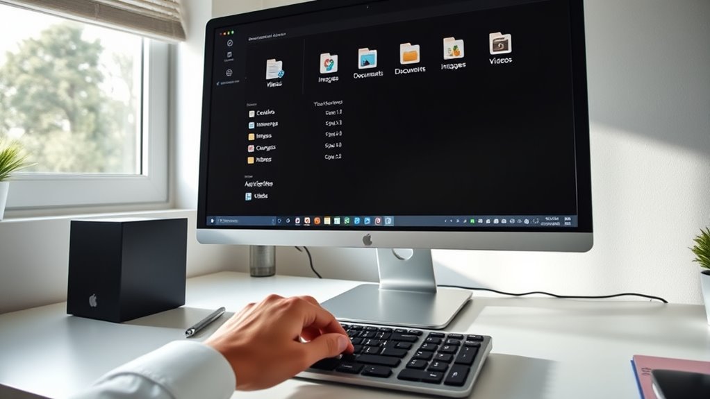 organized folder hierarchy system