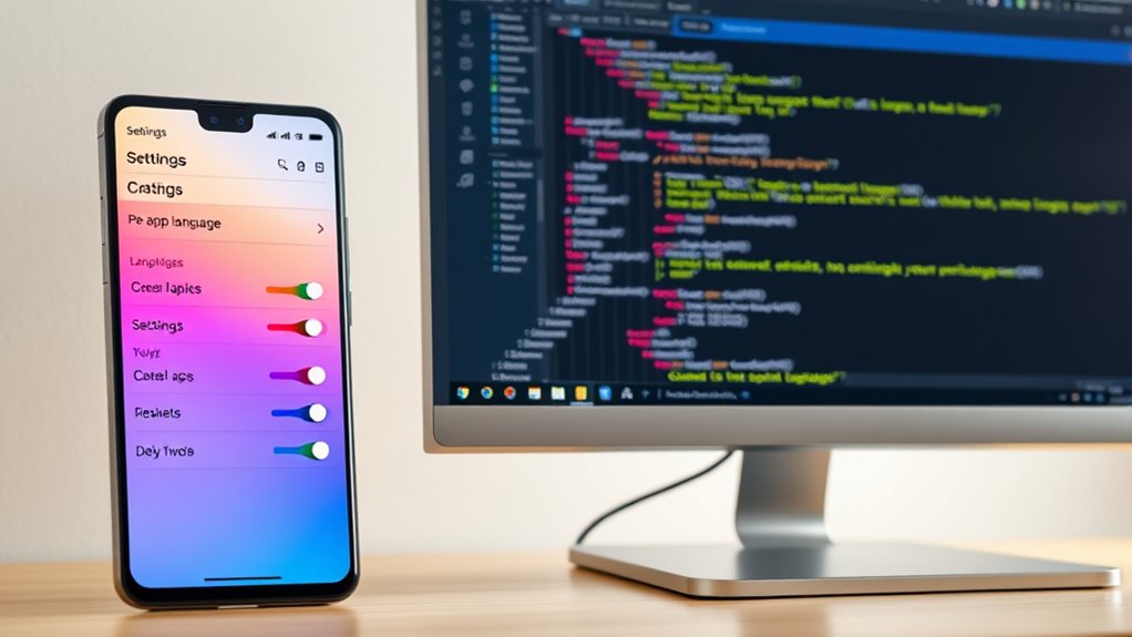 per app multilingual support implementation