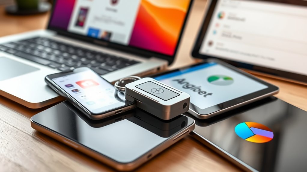 physical device enhances security