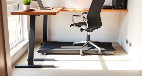 quiet home office exercise