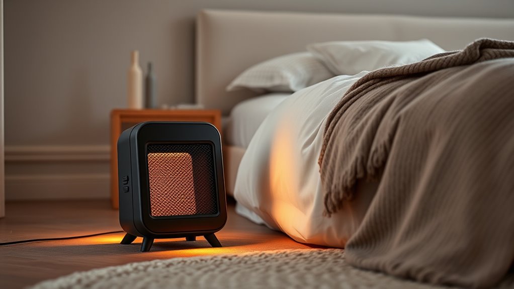 quiet portable bedroom heaters
