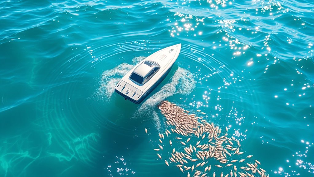 rc boats with bait drop