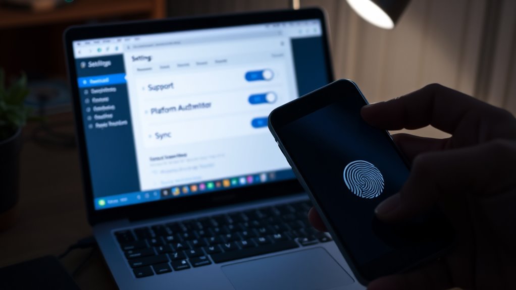 secure biometric device authentication