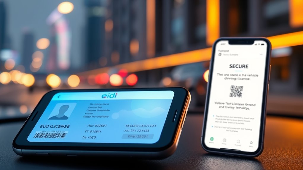 secure digital license verification