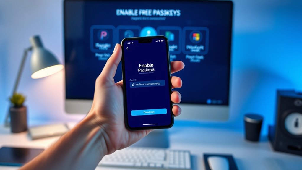 securely transition to passkeys