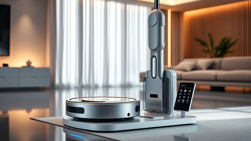 self emptying robot vacuum features