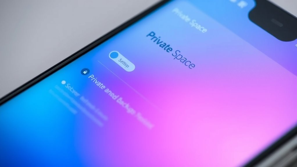 set up private space