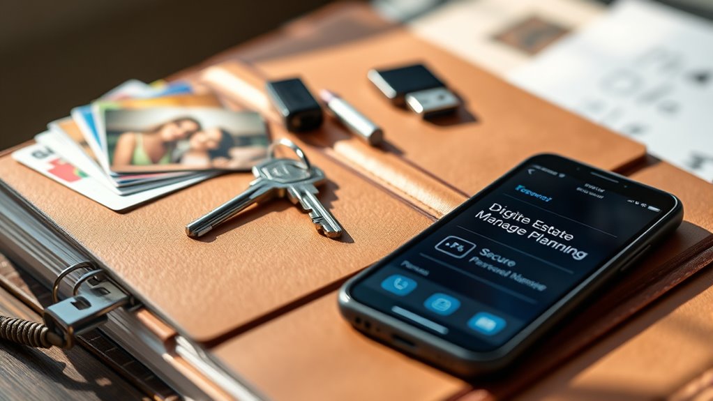 share digital estate details securely