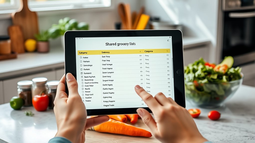 shared smart shopping lists