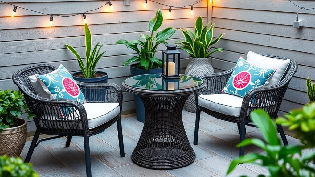 small space patio furniture