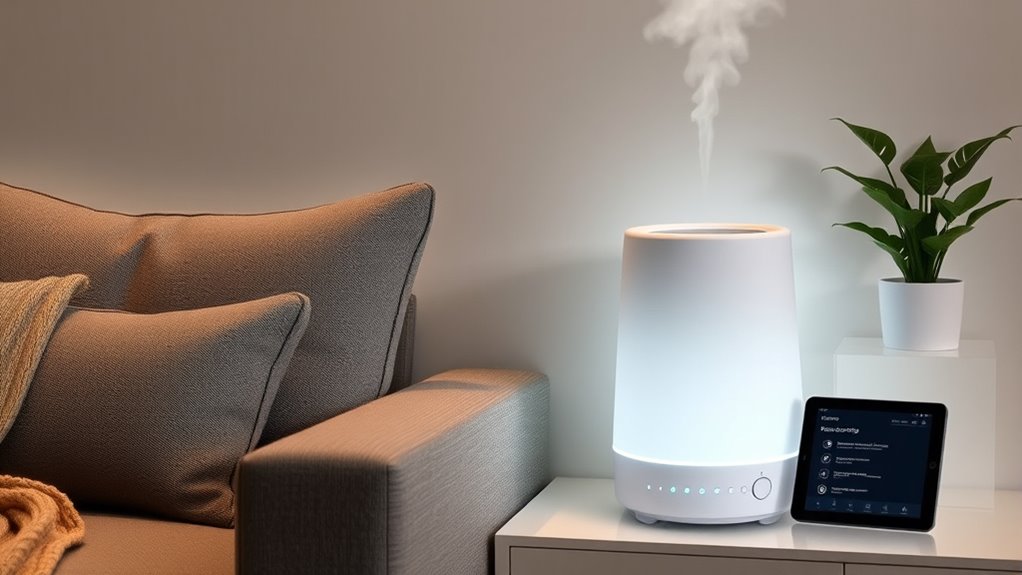 smart humidifier compatibility and features