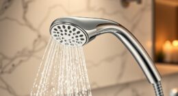 spa quality handheld shower heads