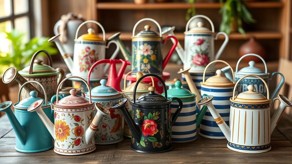 stylish and functional watering cans