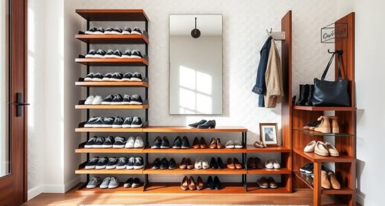 stylish shoe storage solutions