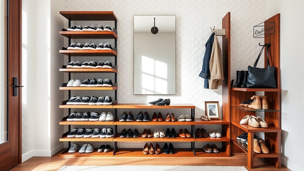 stylish shoe storage solutions