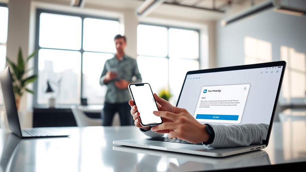 switch from email to messaging