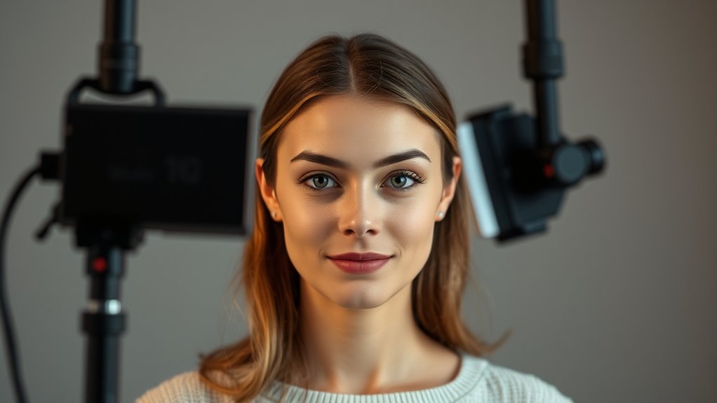 three point lighting setup