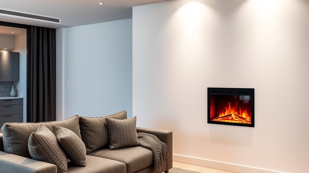 top apartment electric fireplaces