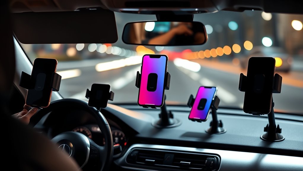 top car phone mounts