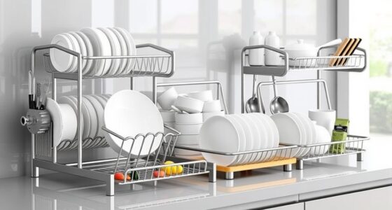 top dish drying racks
