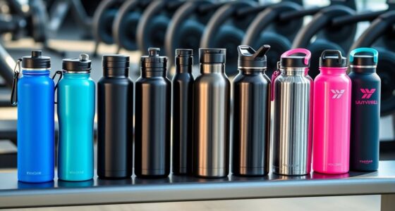 top gym reusable water bottles