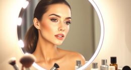 top lighted makeup mirrors