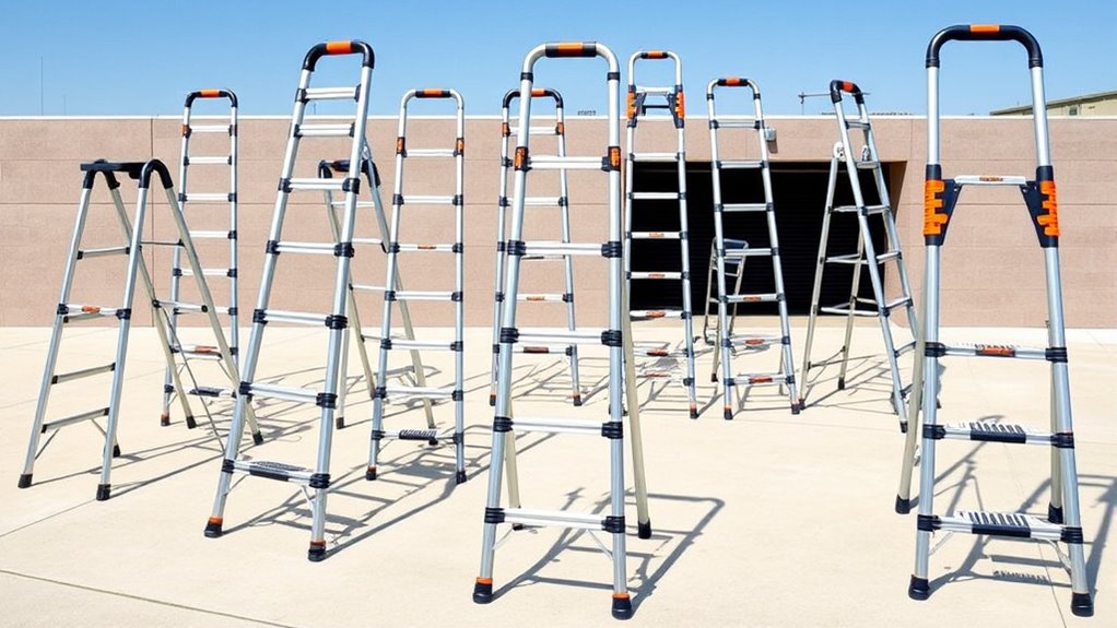 top multi position folding ladders