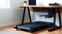 top space saving under desk treadmills