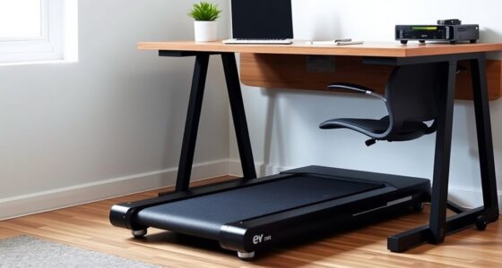 top space saving under desk treadmills