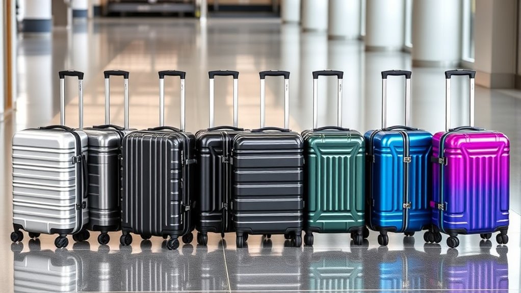 top stylish hard shell luggage