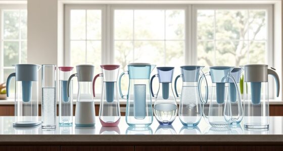 top water filter pitchers