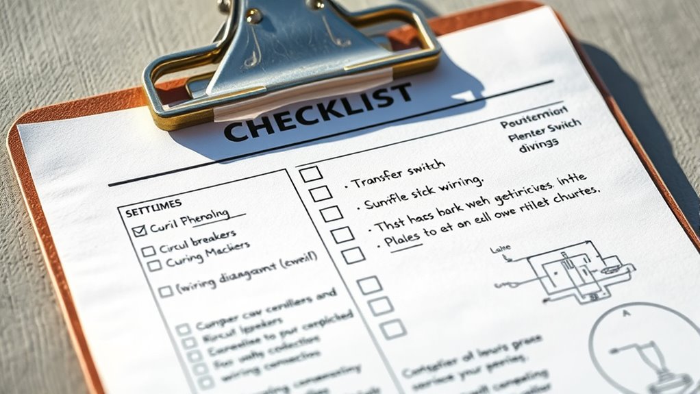 transfer switch permit considerations