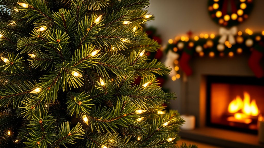 tree size lighting safety