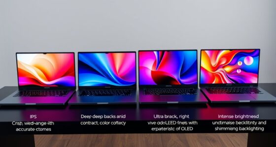 types of laptop displays