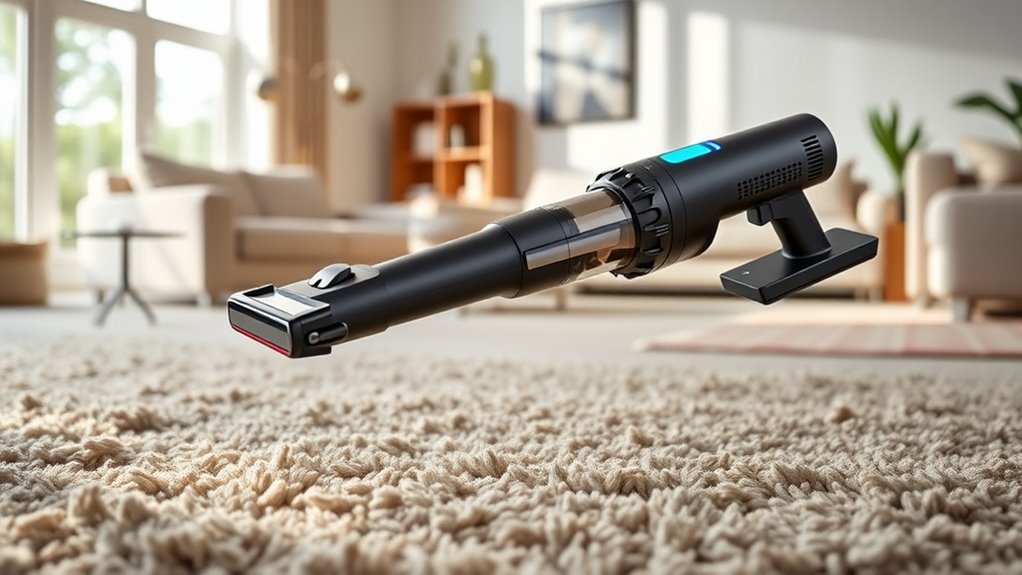 vacuum features for carpets