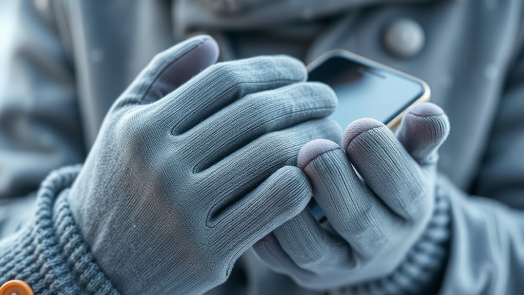 warm responsive touchscreen gloves