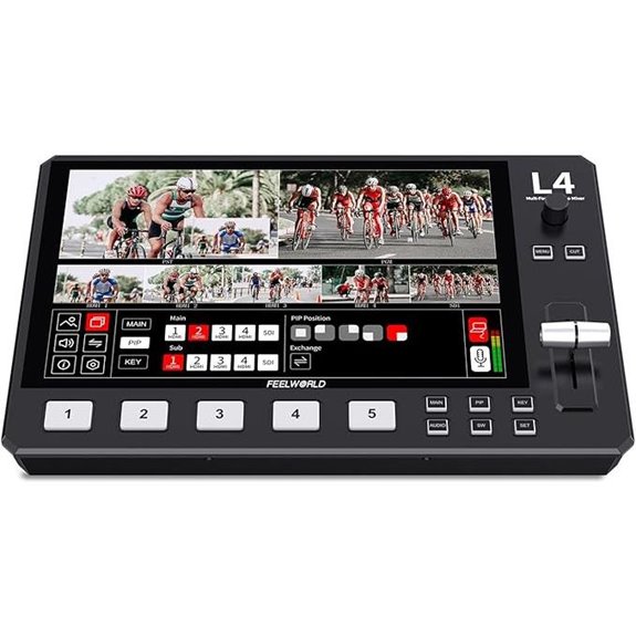 FEELWORLD L4 10.1-Inch Touch Screen Video Switcher