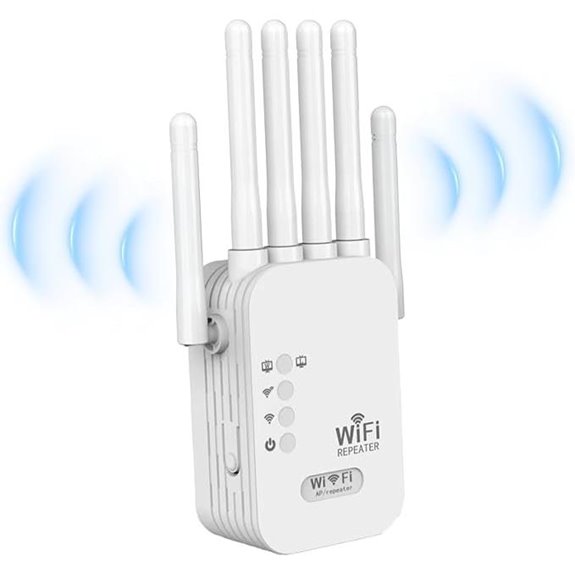 WiFi Extender Signal Booster with Ethernet 1200Mbps
