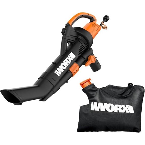 WORX WG509 12-Amp 3-in-1 Leaf Blower Vacuum