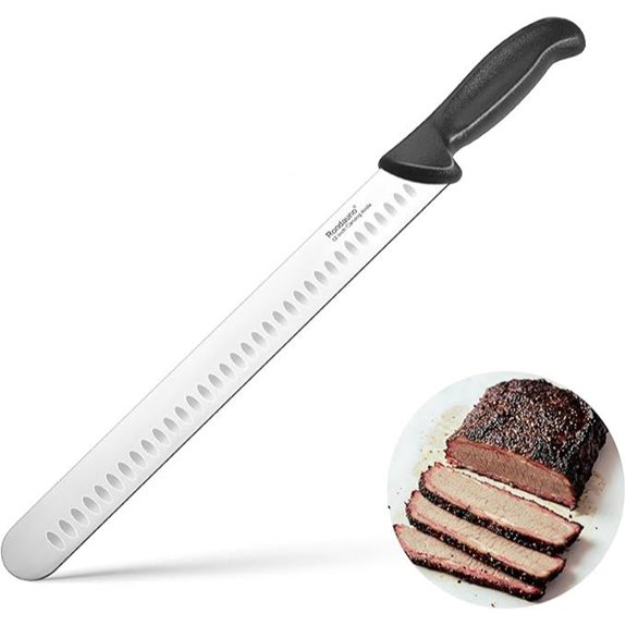 Brisket Carving Knife with 12-Inch Sharp Slicing Blade