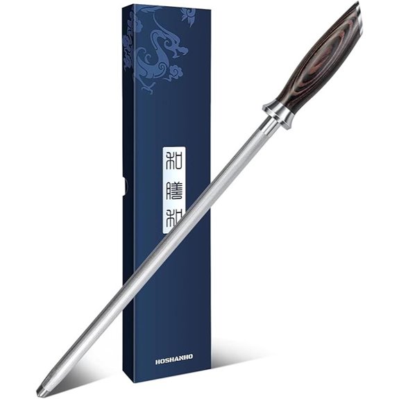 HOSHANHO 12-Inch Professional Kitchen Honing Steel