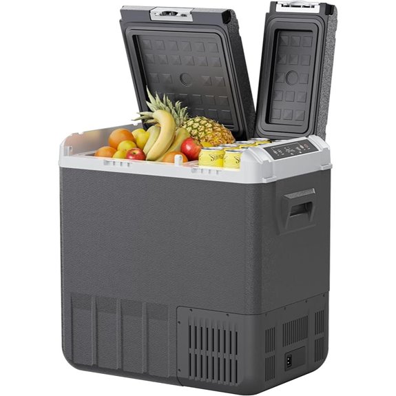 12V 58QT Dual Zone Car Refrigerator Cooler