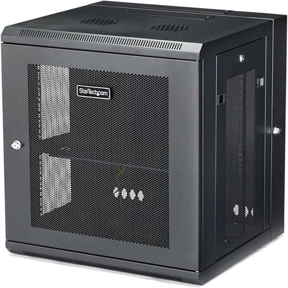 StarTech 12U Wall Mount Network Cabinet with Shelf