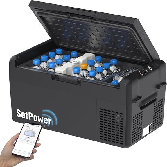 Setpower 12V Portable Car Refrigerator 21 Quart